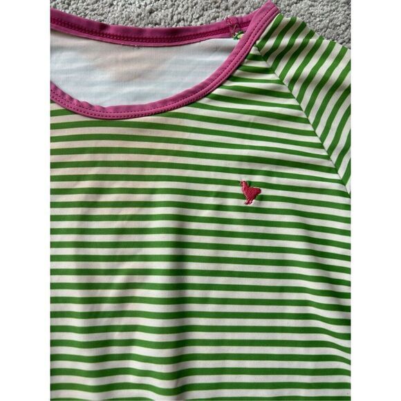 Pink Chicken Girls swim rashguard Sz 9/10 $52 - Picture 2 of 5